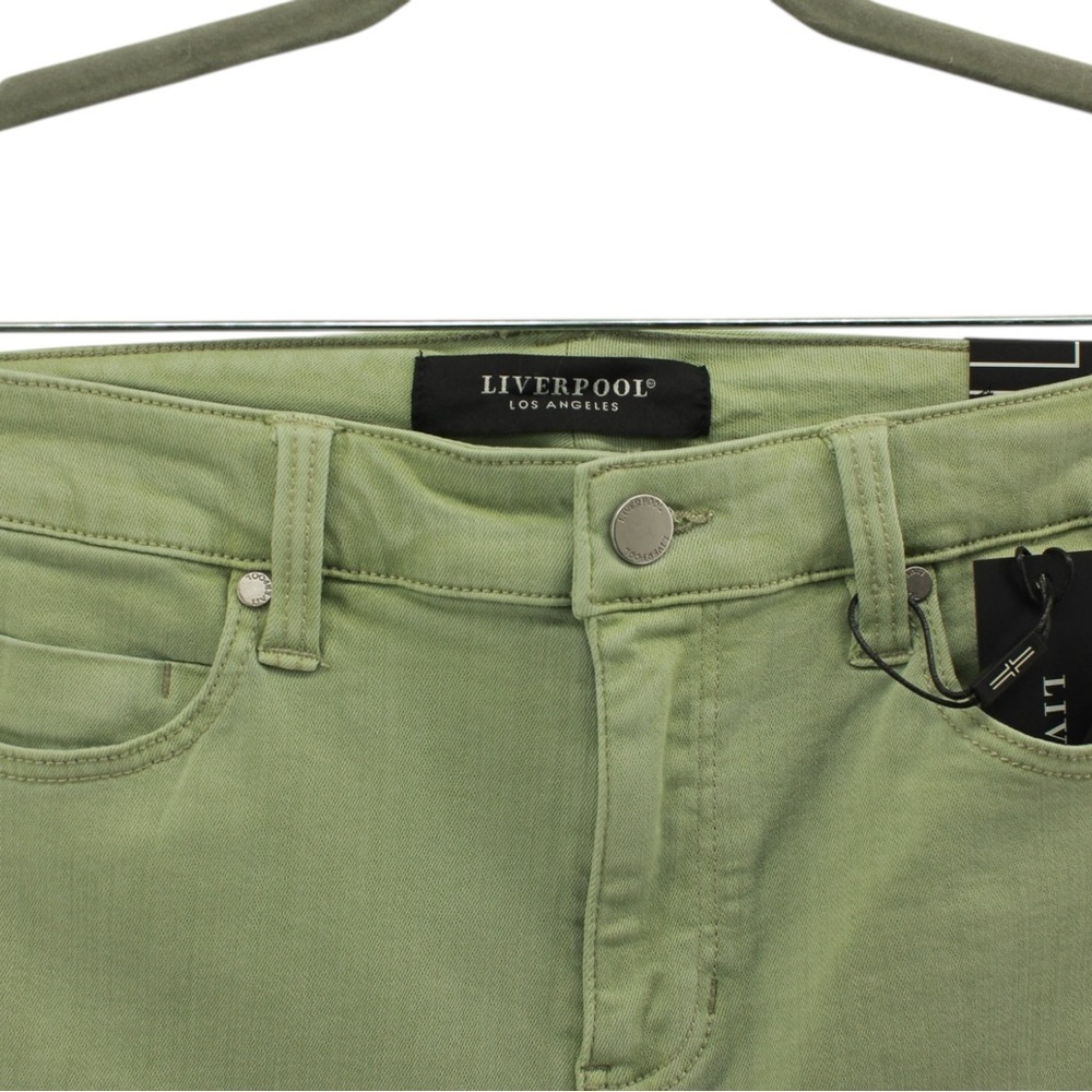 Liverpool Olive Green Skinny Jeans - Picture 5 of 9